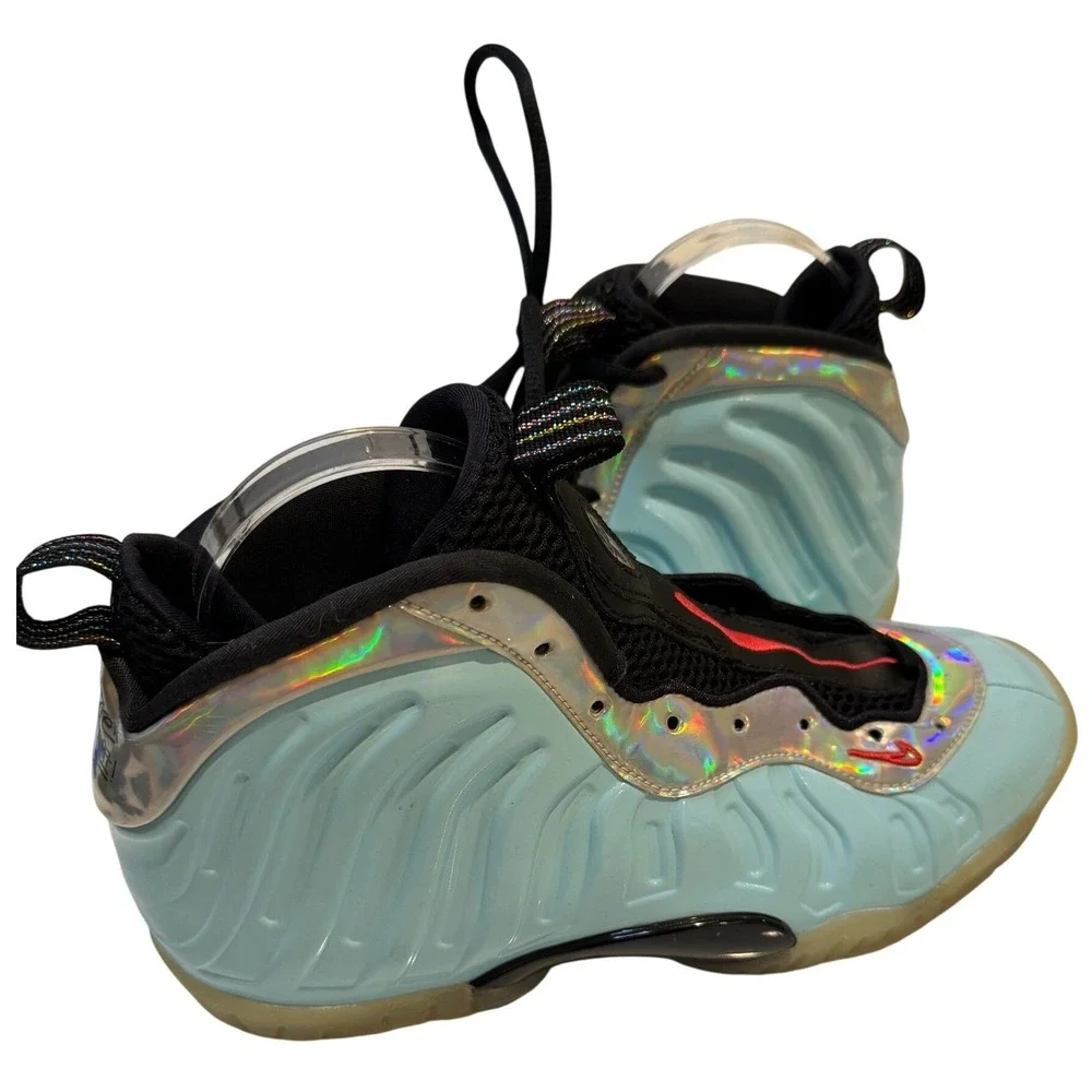 Nike‎ Air Foamposite One Ice Blue Metallic Holographic Basketball Shoes